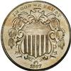Image 1 : 1867 5C No Rays PR65 Cameo PCGS. Second year of issue 