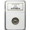 Image 1 : 1873 5C Closed 3 PR65 NGC. A moderately reflective and 