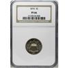 Image 1 : 1874 5C PR66 NGC. The shield and leaves are boldly str 