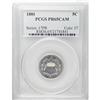 Image 1 : 1881 5C PR65 Cameo PCGS. A thin layer of smoky bluish- 