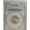 Image 3 : 1897 5C MS66 PCGS. Satiny luster enlivens both sides o 