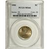 Image 1 : 1901 5C MS66 PCGS. Well struck with peach and rose pat 