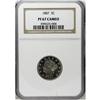 Image 3 : 1887 5C PR67 Cameo NGC. Silky-smooth with a modest, ye 