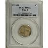 Image 3 : 1913-D 5C Type Two MS66 PCGS. A blend of gold, apricot 
