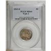 Image 1 : 1913-S 5C Type Two MS64 PCGS. A highly lustrous orange 