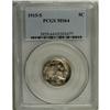 Image 1 : 1915-S 5C MS64 PCGS. Subtly lustrous with blue-green a 
