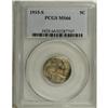 Image 3 : 1915-S 5C MS66 PCGS. Champagne-gold patination dominat 