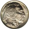 Image 1 : 1917-D 5C MS65 NGC. This Gem Buffalo nickel shows a fe 