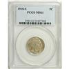 Image 1 : 1918-S 5C MS61 PCGS. This luminous gray-gold example w 