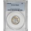Image 3 : 1919-D 5C MS65 PCGS. Unusually fine target toning is d 
