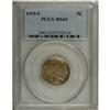 Image 1 : 1919-S 5C MS63 PCGS. Luminous beneath heavy olive-gold 