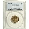 Image 3 : 1924-D 5C MS65 PCGS. The 1924-D, as is characteristic 
