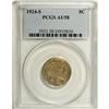 Image 1 : 1924-S 5C AU58 PCGS. Lightly gold-toned overall with s 