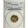 Image 1 : 1929-D 5C MS65 PCGS. Lustrous, nicely preserved surfac 