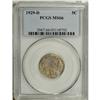 Image 3 : 1929-D 5C MS66 PCGS. A coating of champagne-gold patin 