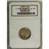 Image 1 : 1937-D 5C Three-Legged AU58 NGC. FS-020.2. Apricot-gra 