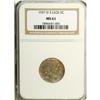 Image 1 : 1937-D 5C Three-Legged MS61 NGC. Delicate golden-gray 