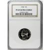Image 1 : 1960 5C PR69 Ultra Cameo NGC. Delicate gold and ice-bl 