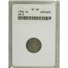Image 3 : 1794 H10C VF20 ANACS. V-2, LM-2, R.5. Apple-green and 