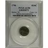 Image 3 : 1796 H10C LIKERTY AU50 PCGS. V-1, LM-1, R.3. The weak 