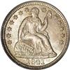 Image 1 : 1841 H10C MS66 PCGS. Forest-green and rose-gray toning 