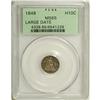 Image 3 : 1848 H10C Large Date MS65 PCGS. FS-H10-1848-301. The C 