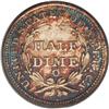Image 2 : 1859-O H10C MS66 PCGS. The untoned center of the obver 