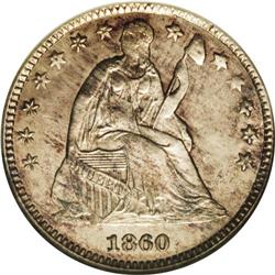 1860 H10C Transitional MS64 NGC. Judd-267, Pollock-315 