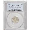 Image 1 : 1837 10C No Stars, Large Date AU58 PCGS. Nicely struck 