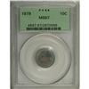 Image 3 : 1879 10C MS67 PCGS. Lovely rose-gray and electric-gree 