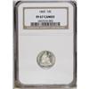 Image 3 : 1860 10C PR67 Cameo NGC. 1860 marked the debut of the 