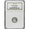 Image 3 : 1869 10C PR66 Cameo NGC. A gleaming silver-white Premi 