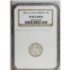 Image 1 : 1873 10C No Arrows PR66 Cameo NGC. Closed 3. Spectacul 