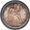 Image 1 : 1881 10C PR66 PCGS. Pastel rose-gold centers cede to i 