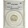 Image 3 : 1895-S 10C MS64 PCGS. A penetrating struck and lustrou 