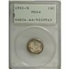 Image 1 : 1901-S 10C MS64 PCGS. Well struck and lustrous, silver 