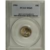 Image 1 : 1904 10C MS65 PCGS. Splashes of gold, blue, and rose p 