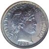 Image 1 : 1902 10C PR67 NGC. Ocean-blue toning bathes the obvers 