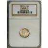 Image 1 : 1919-D 10C MS65 NGC. Gold-tan, lavender, and cobalt-bl 