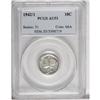 Image 1 : 1942/1 10C AU53 PCGS. Powder-blue and pale tan toning 