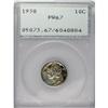 Image 1 : 1938 10C PR67 PCGS. Moderately reflective despite hazy 