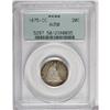 Image 1 : 1875-CC 20C AU50 PCGS. An unblemished golden-brown and 