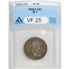 Image 1 : 1806/5 25C VF25 ANACS. B-1, R.2. The prominent overdat 