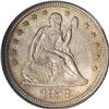 Image 1 : 1858 25C MS65 PCGS. The vivid lemon-gold, peach, and o 
