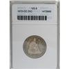 Image 1 : 1872-CC 25C VG8 ANACS. Four letters in LIBERTY are cle 