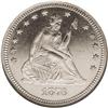 Image 1 : 1876-CC 25C MS65 S NGC. A solidly struck and simply b 