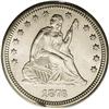 Image 1 : 1876-CC 25C MS65 PCGS. The Type One Reverse, which has 