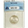 Image 1 : 1877-S 25C MS65 ANACS. A suitably struck and frosty Ge 