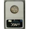 Image 2 : 1887 25C MS64 NGC. Light sun-gold and electric-blue to 