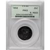 Image 1 : 1858 25C PR63 PCGS. Ex: Byron Reed. A pretty pre-war S 